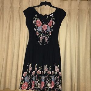 floral Lauren Conrad dress